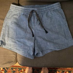 JCrew Chambray Shorts. Size S. NWT.